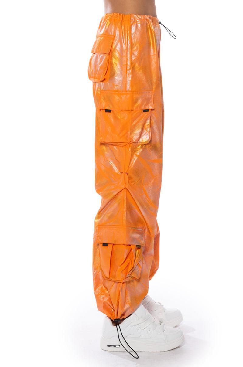 BRIGHT BRIGHT GILDED PARACHUTE PANTS Product Image