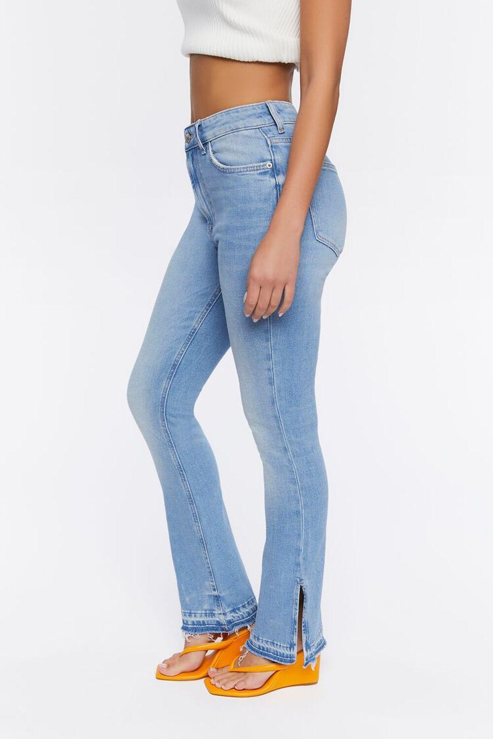 Hemp 10% Bootcut Split-Hem Jeans | Forever 21 Product Image