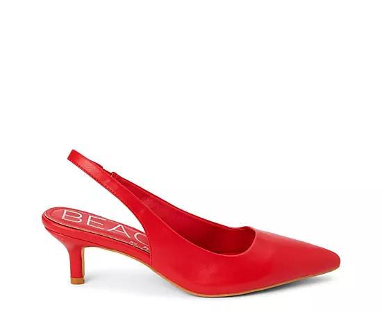 Beach by Matisse Grazia Women's Slingback Kitten Heels, Size: 8, Red Product Image