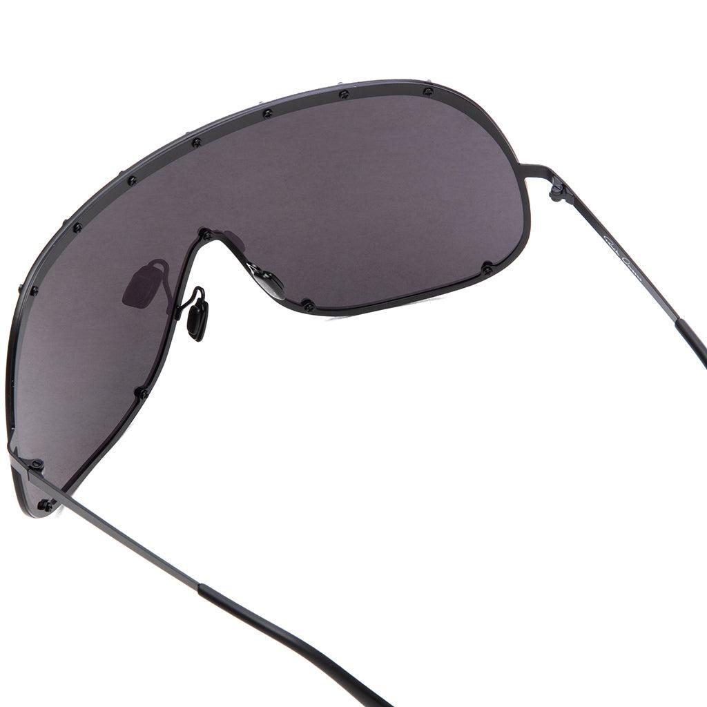 Sunglasses Shield - Black Temple/Black Lens Product Image