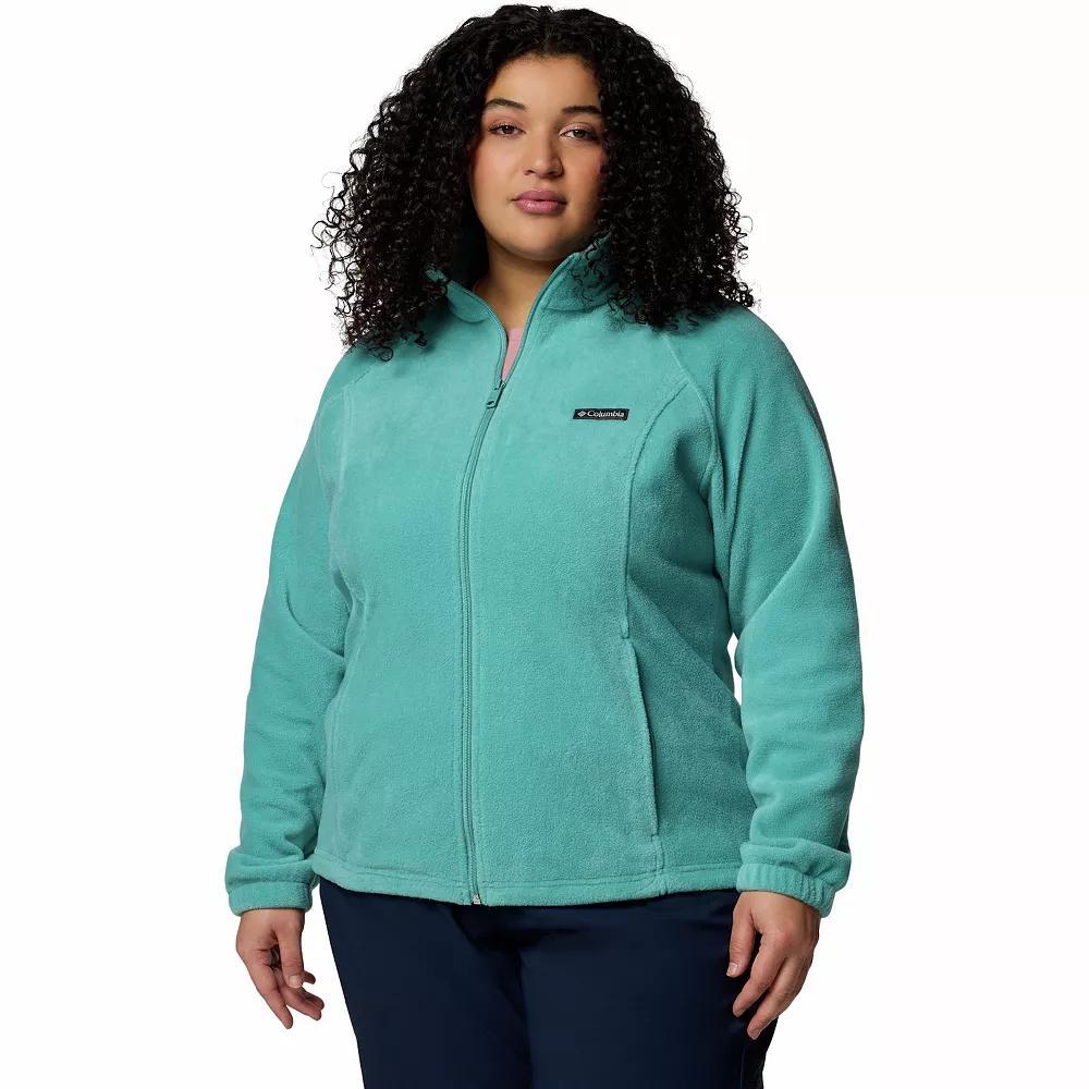 Plus Size Columbia Benton Springs Full-Zip Fleece Jacket, Women's, Size: 1XL, Spray Product Image