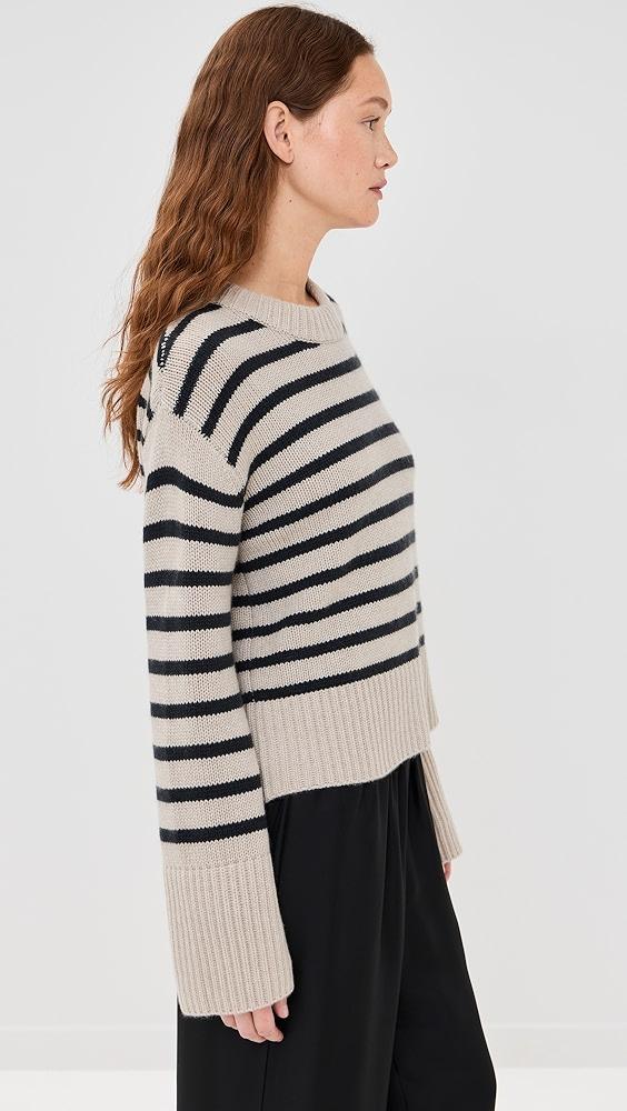LISA YANG Sony Stripes Cashmere Sweater | Shopbop Product Image