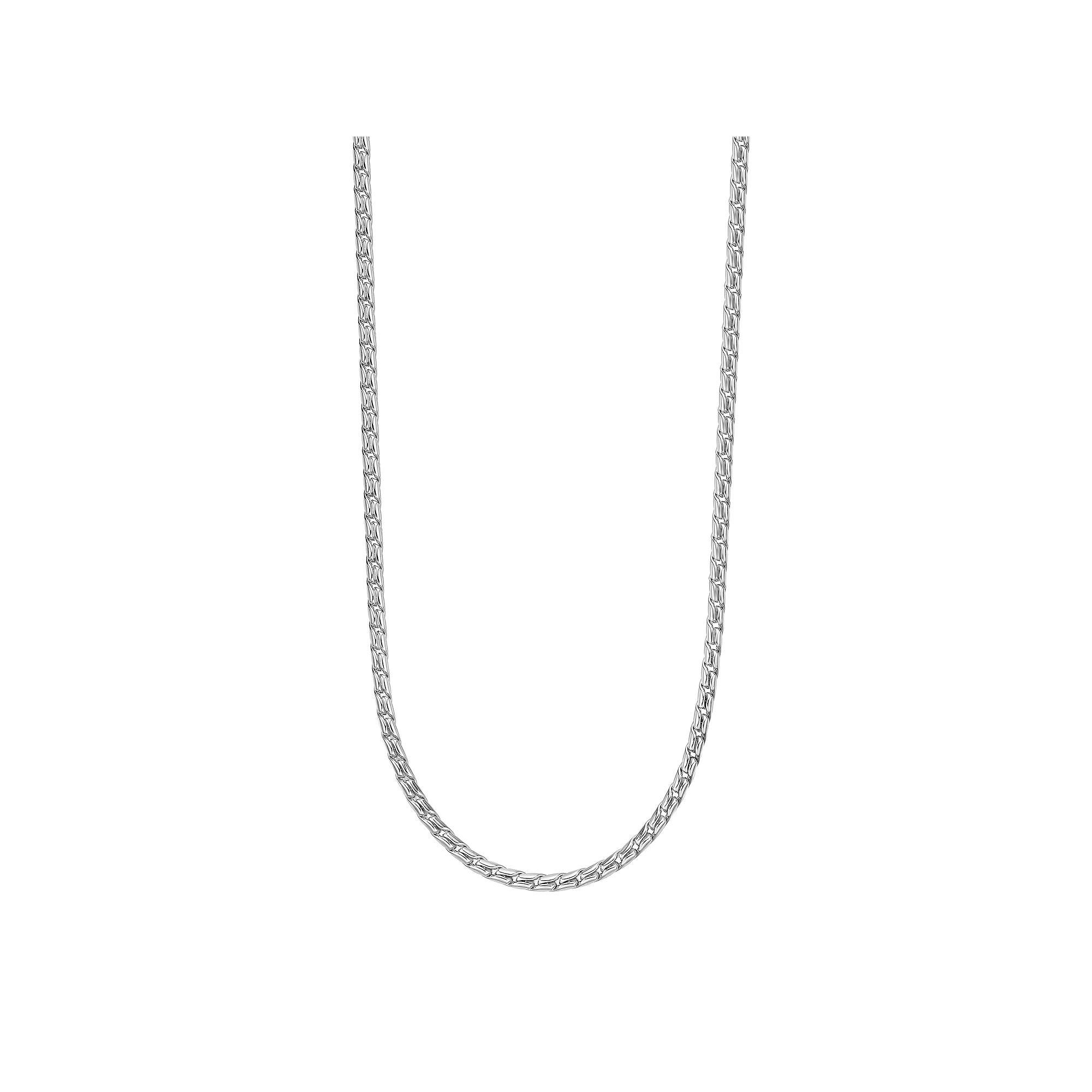 Mens LYNX Stainless Steel 20 Inch Twist Chain Necklace Product Image