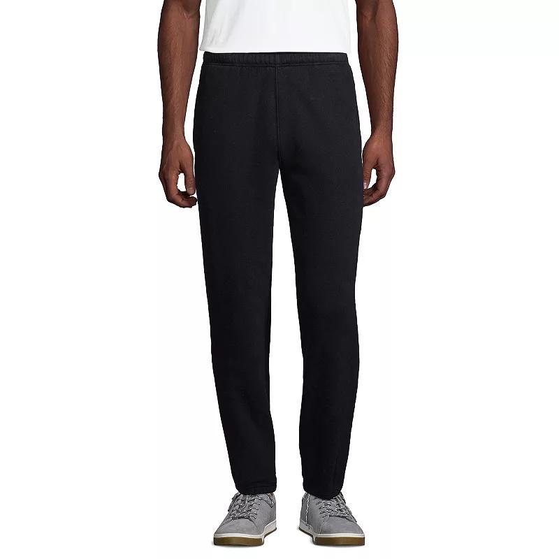 Big & Tall Lands End Classic Serious Sweats Sweatpants, Mens Gray Grey Product Image