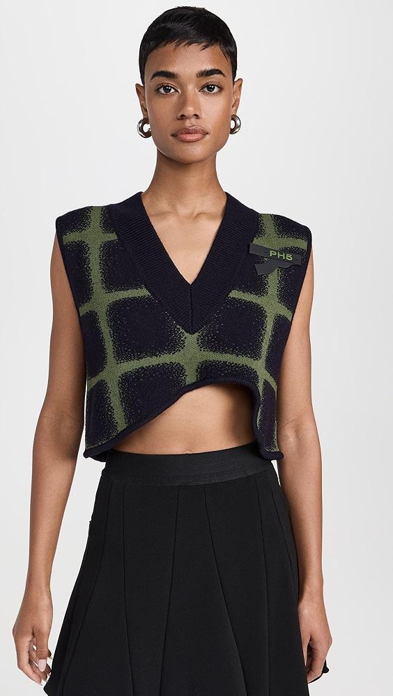 PH5 Reynolds Plaid Cropped Vest | Shopbop Product Image