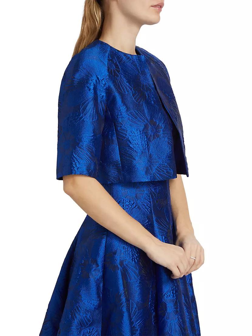 Anemone Floral Jacquard Bolero Product Image