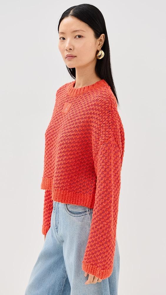 JW Anderson Cropped Open Stitch Sweater | Shopbop Product Image