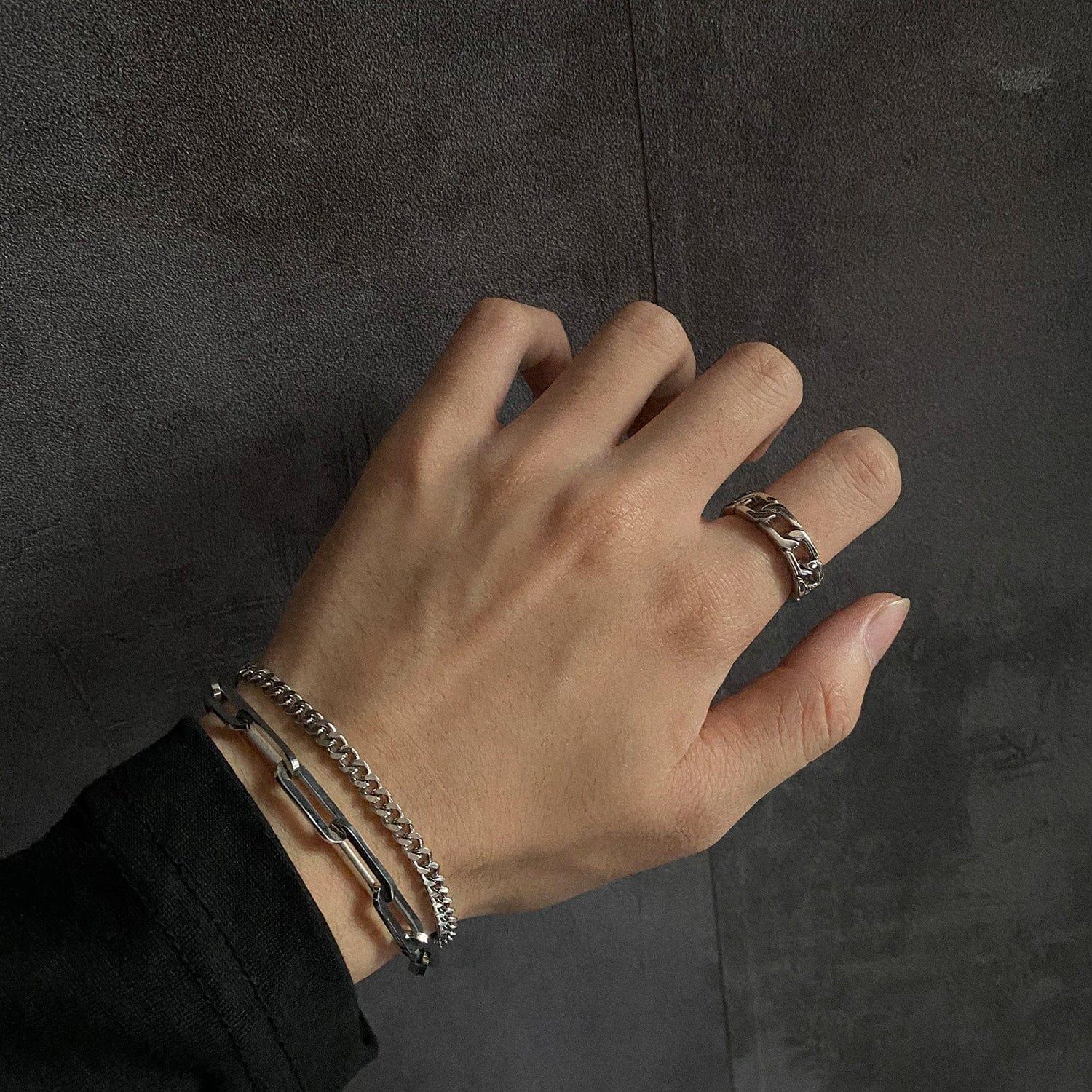 DOUBLE LAYER CHAIN BRACELET Product Image