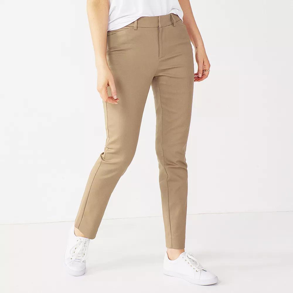 Womens Nine West Slim Ankle Pants Product Image