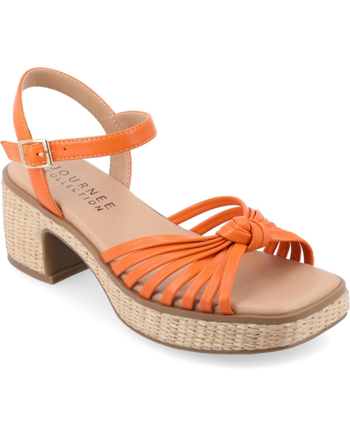 Journee Hally Women's Tru Comfort Foam™ Sandals, Size: 8.5, Off White Product Image
