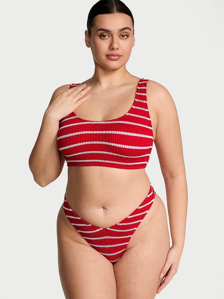 Crinkle Brazilian Bikini Bottom Product Image