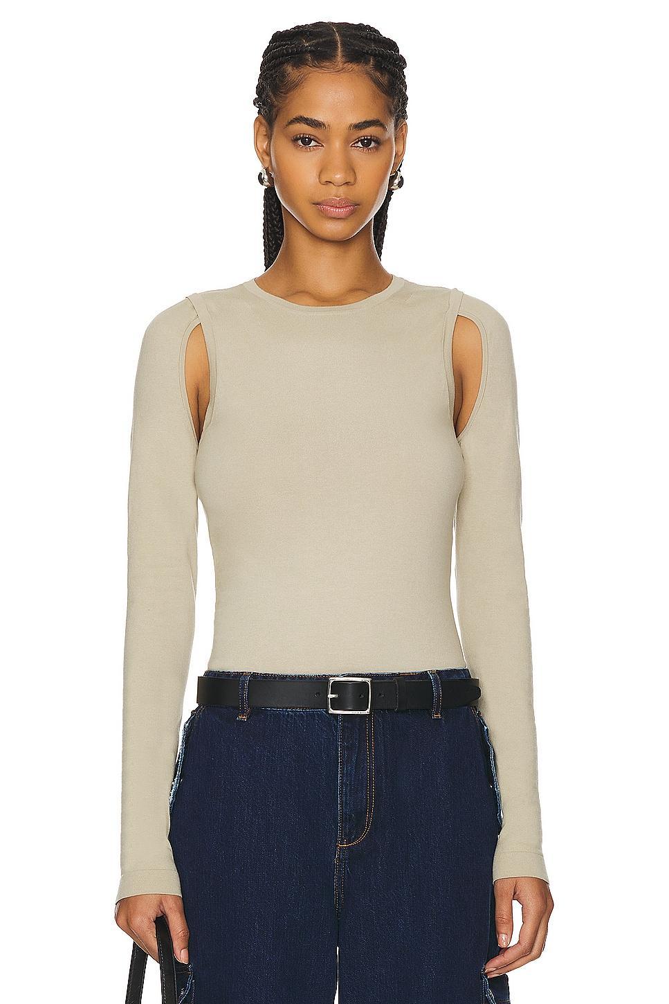 Cutout Crew Tee Helmut Lang Product Image