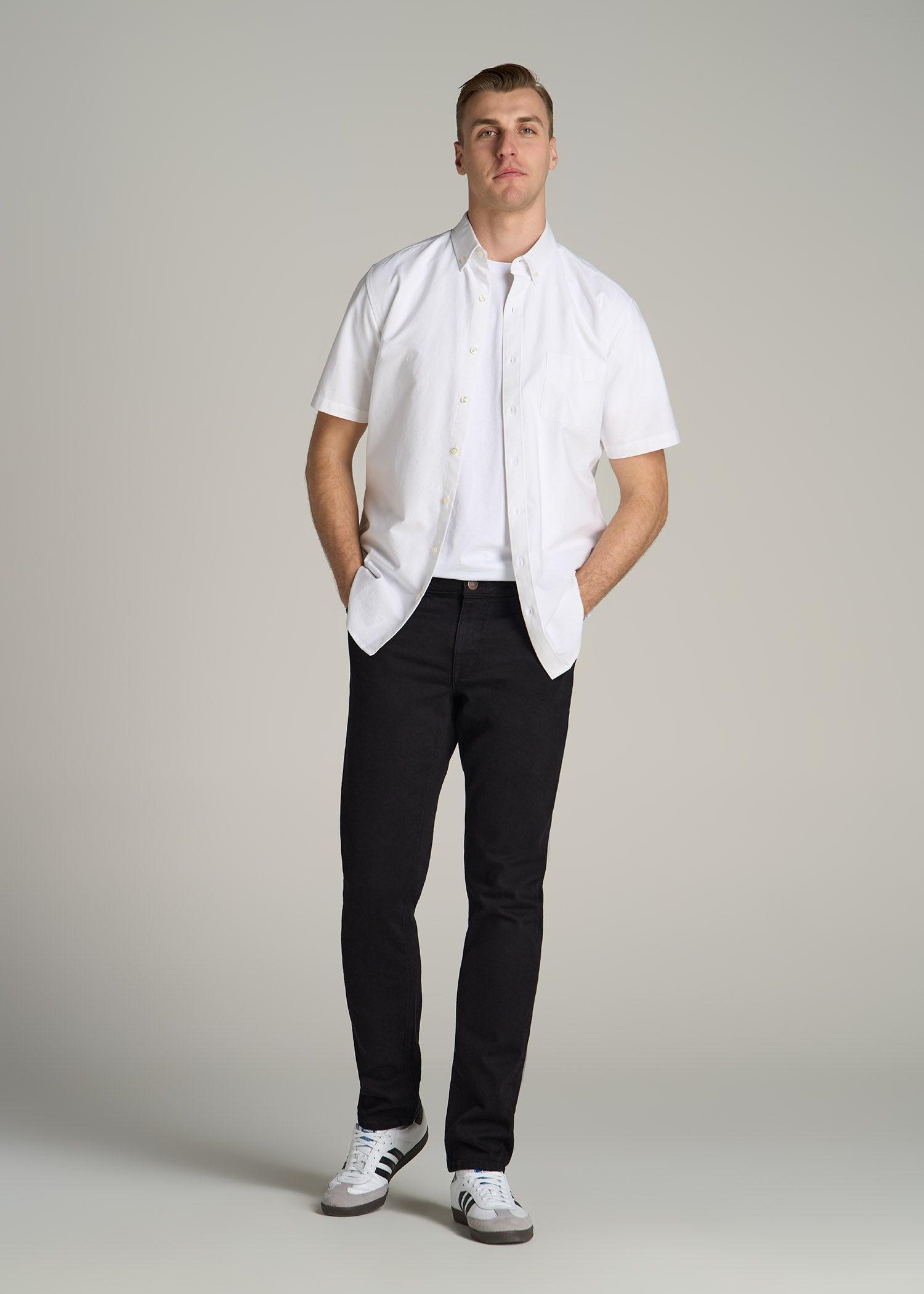 Americana Collection Carman Tapered Fit Jeans For Tall Men in Lark Black Product Image