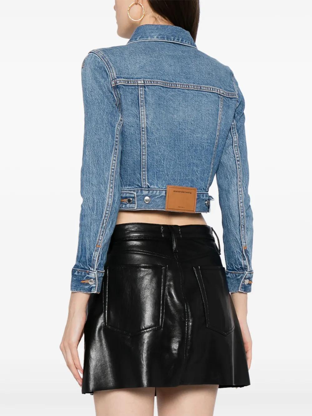 Shrunken denim jacket Product Image