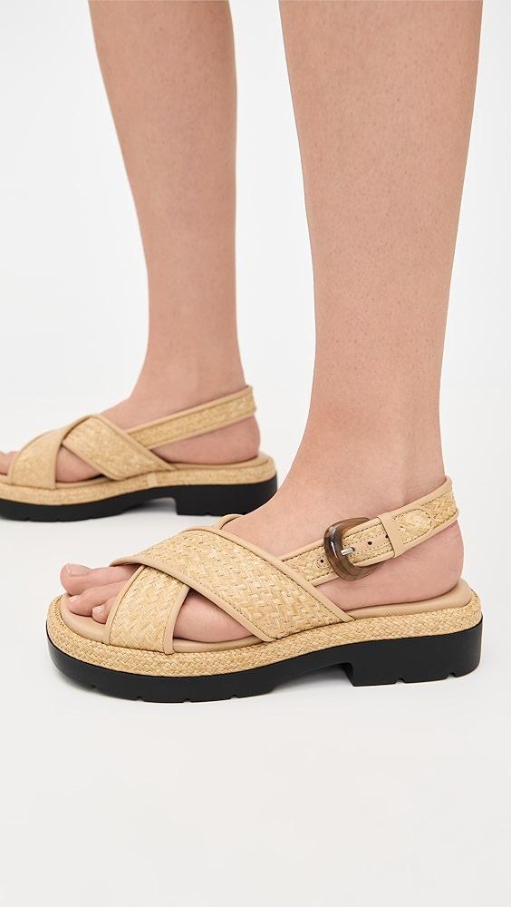 Vince Helena Raffia Sandals | Shopbop Product Image