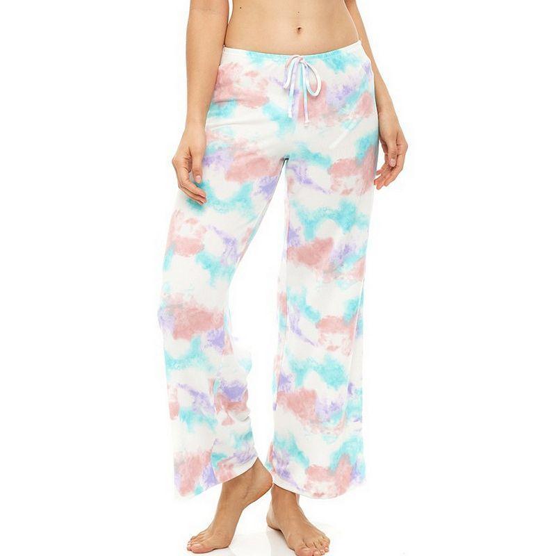 Women's Jordan Taylor Pull-On Coverup Swim Pants, Size: XL, Ivory Seafoam Product Image