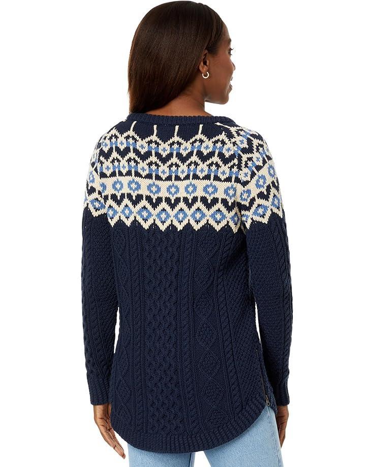 Cotton Ragg Crew Neck Fair Isle Product Image