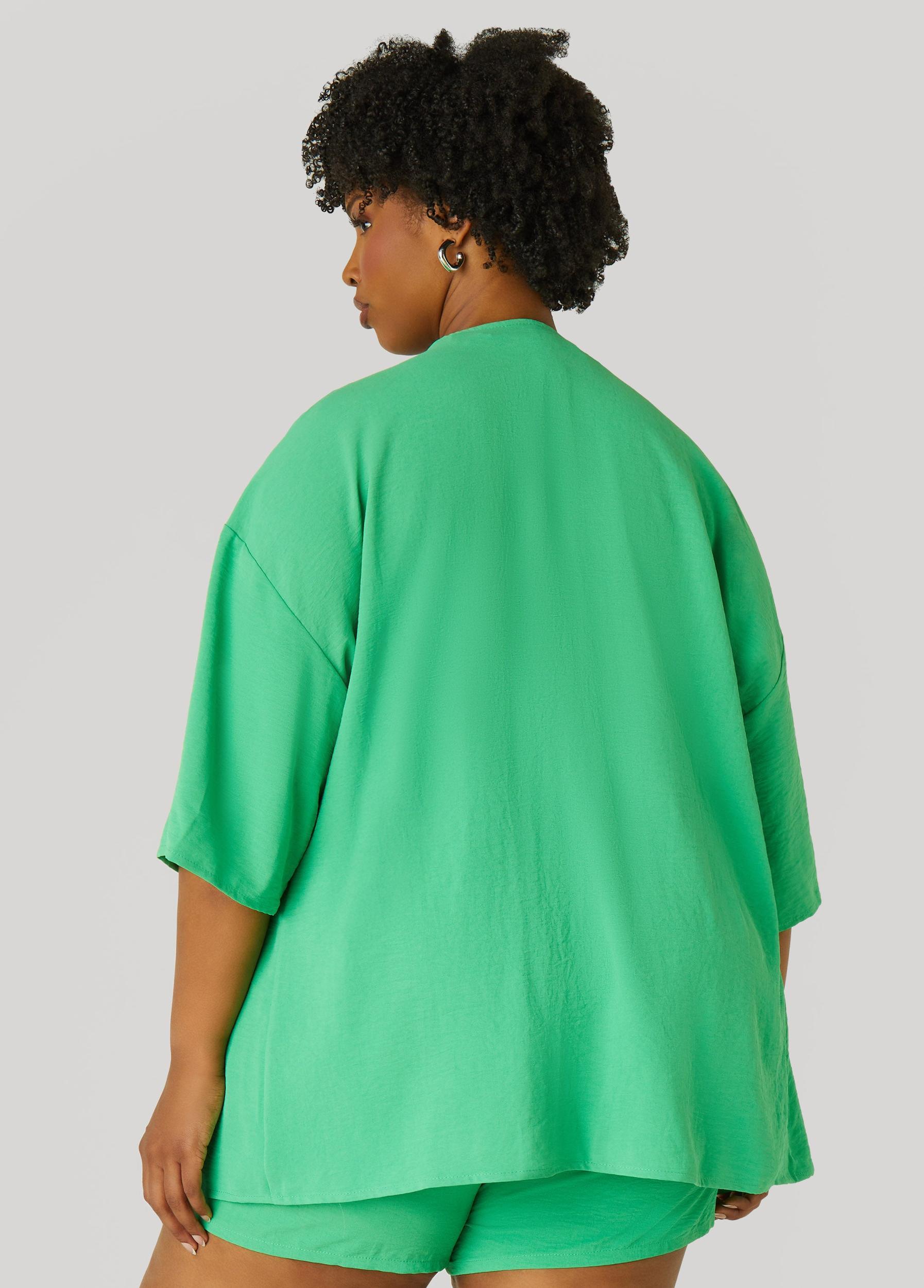 Textured Open Front Jacket Product Image