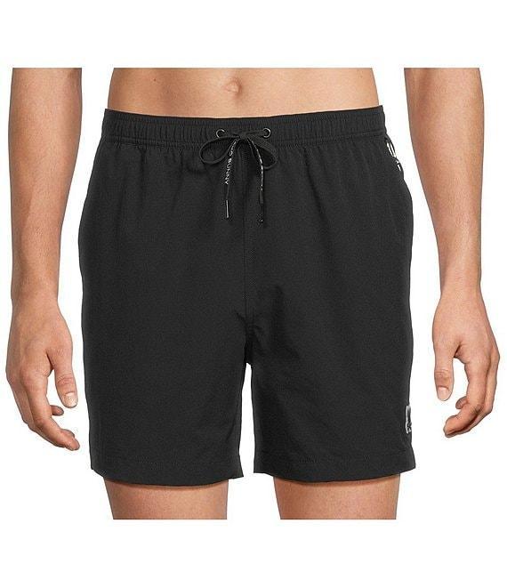 Psycho Bunny Samos Hydro Chromic 5 3/4#double; Inseam Printed Swim Trunks Product Image