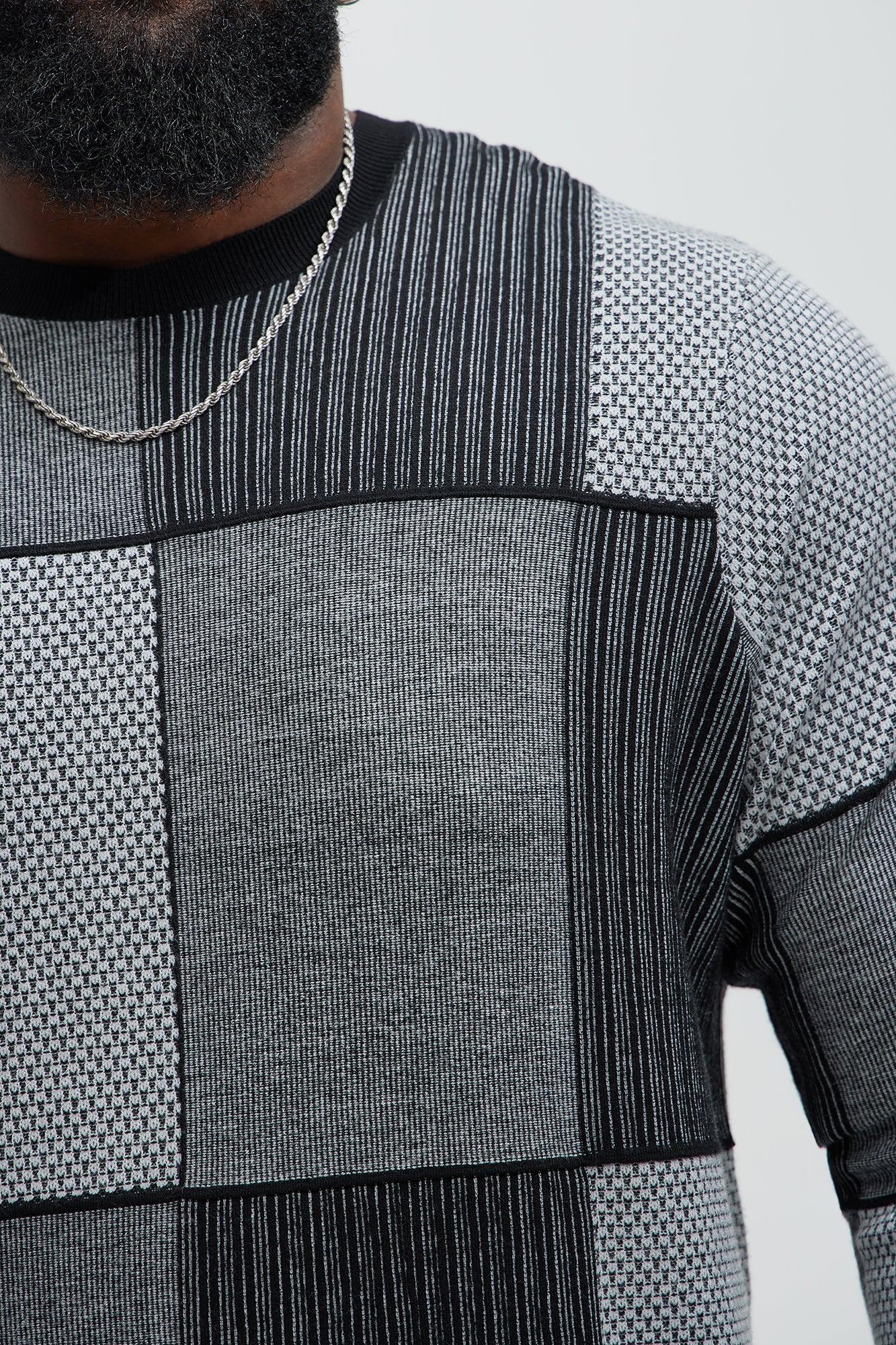 Better And Better Crewneck Sweater - Black/combo Product Image