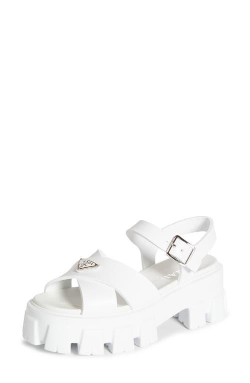 Prada Womens Monolith Rubber Sandals Product Image