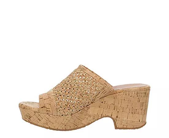 Baretraps Bethie Women's Wedge Sandals, Size: 7.5, Caramel Product Image