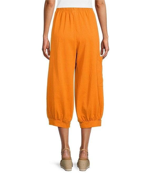 Bryn Walker Wylie Jersey Elastic Waist Balloon Banded Cuffed Pants Product Image