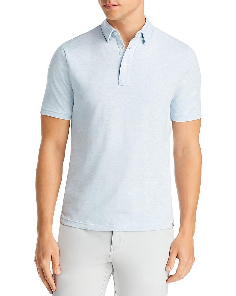 Faherty Movement Stretch Stripe Regular Fit Polo Shirt Product Image
