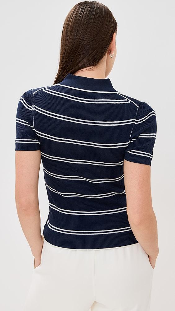SIMKHAI Matty Short Sleeve Polo | Shopbop Product Image
