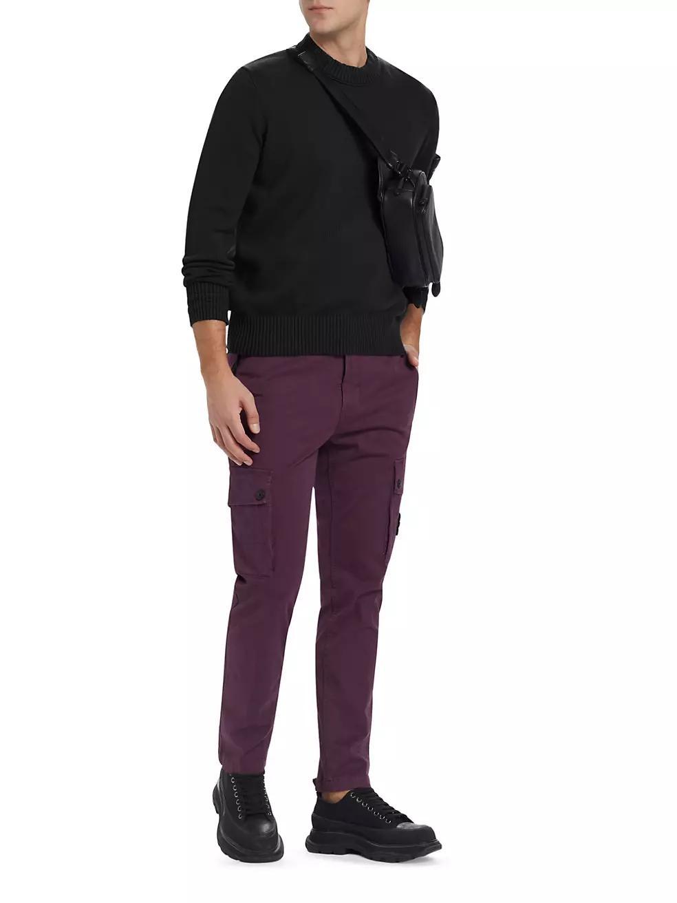 Winter Cotton-Blend Crewneck Sweater Product Image