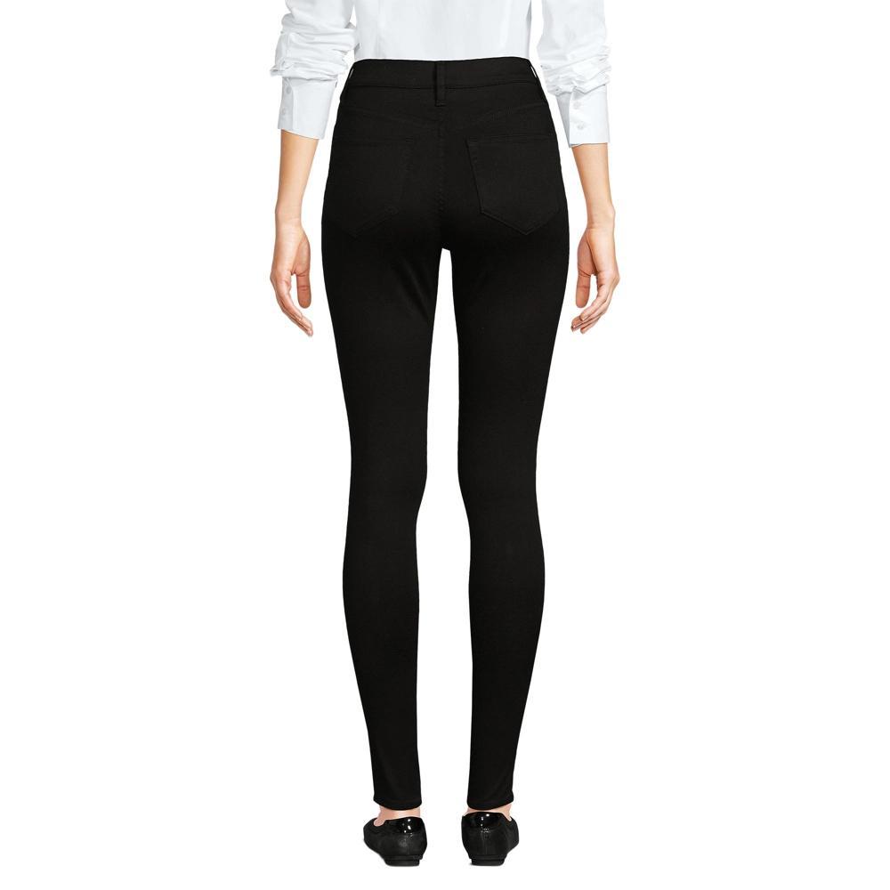 Women's Lands' End Lycra Skinny Jeans, Size: 16, River Rinse Product Image