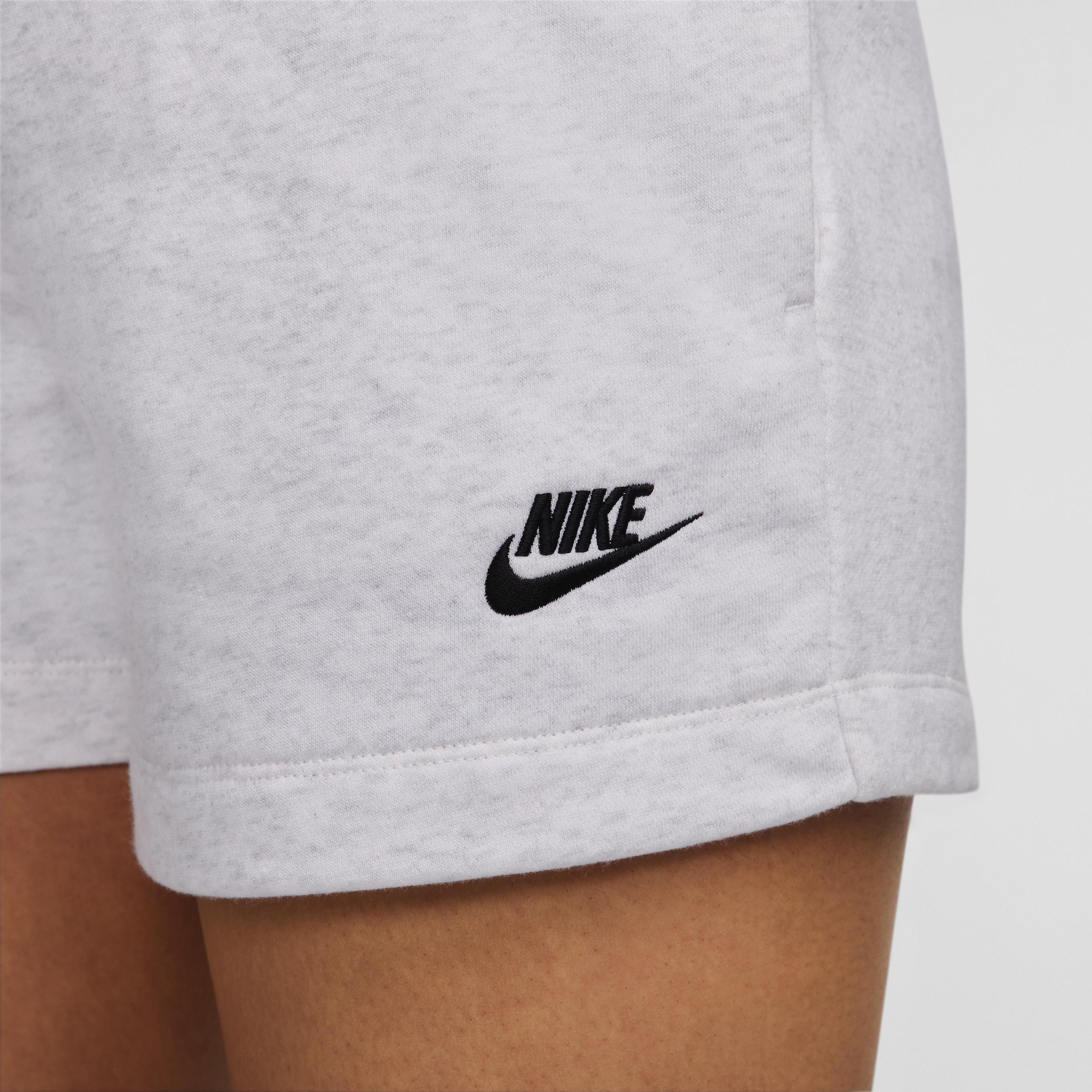 Women's Nike Sportswear Club Fleece Midrise Shorts, Size: XL, Birch Grey Product Image