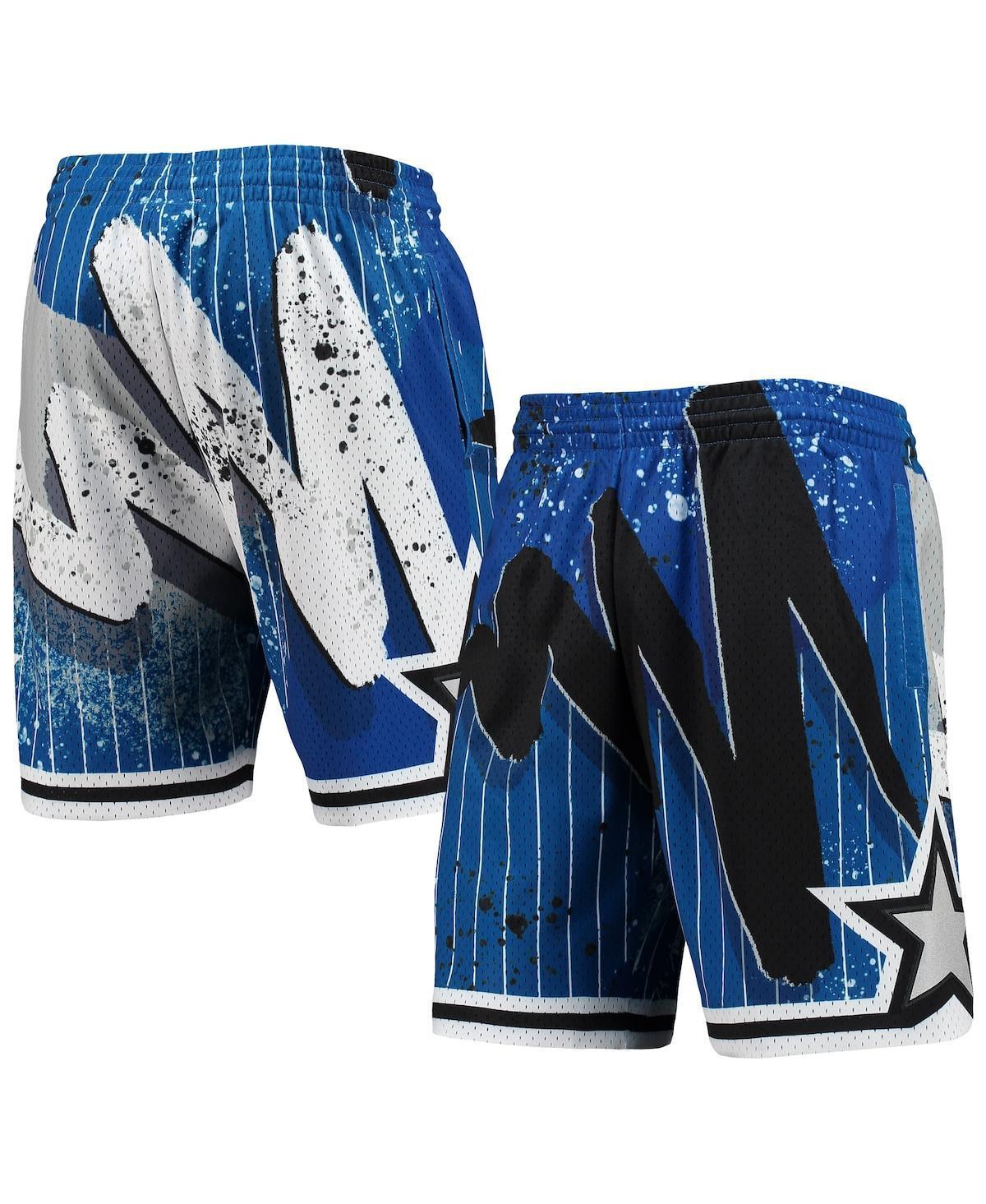 Men's Mitchell & Ness Blue Orlando Magic Hardwood Classics 1994 Hyper Hoops Swingman Shorts, Size: Large, Mag Blue Product Image