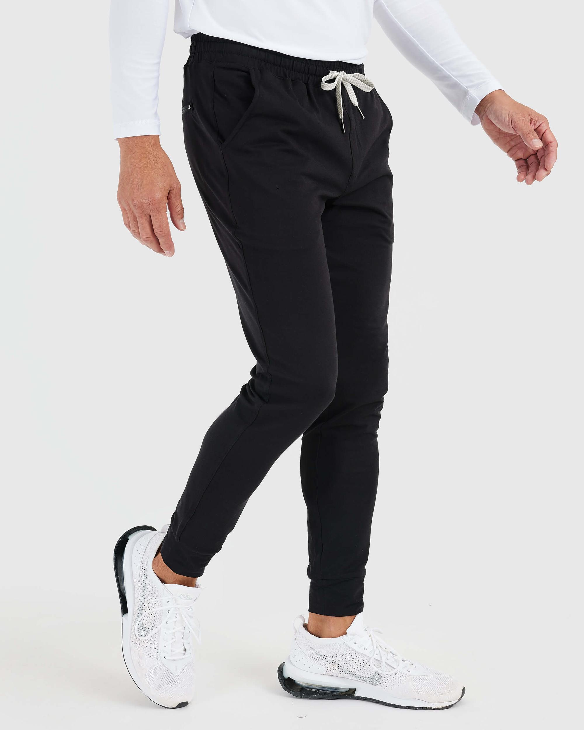 All Black Active Joggers 2-Pack Product Image