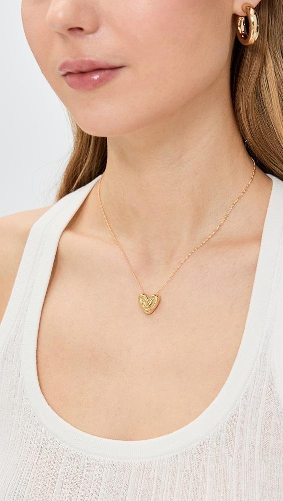 Missoma Puffy Heart Pendant Necklace | Shopbop Product Image