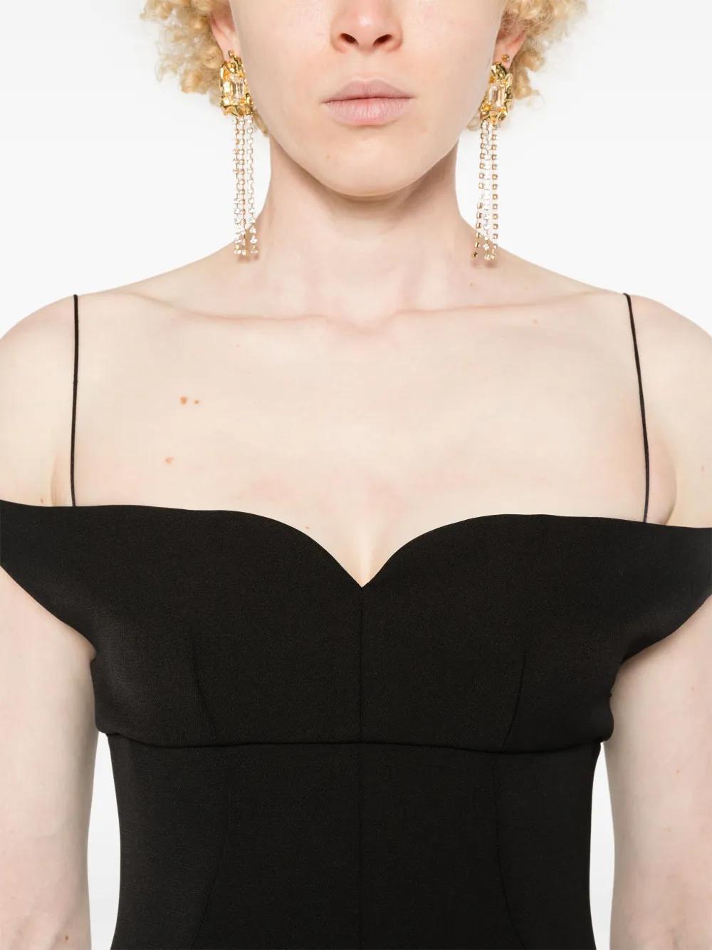 off-shoulder midi dress Product Image