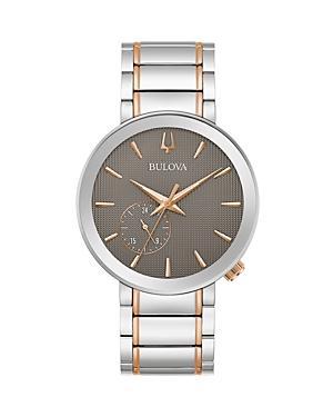 Bulova GRAMMY Collection Mens Two Tone Stainless Steel Bracelet Watch Product Image