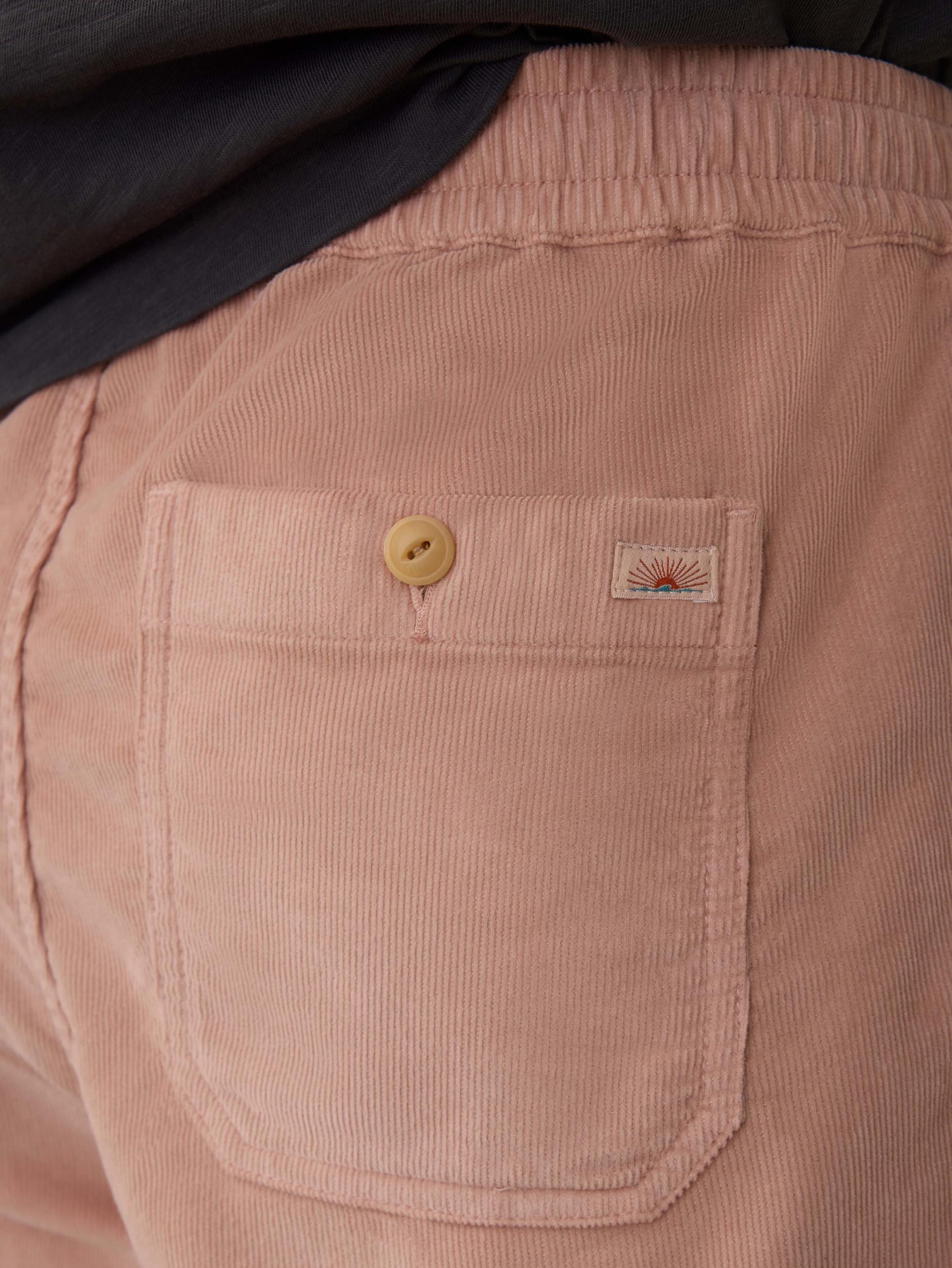 Corduroy Drawstring Utility Short - Coral Dawn Male Product Image