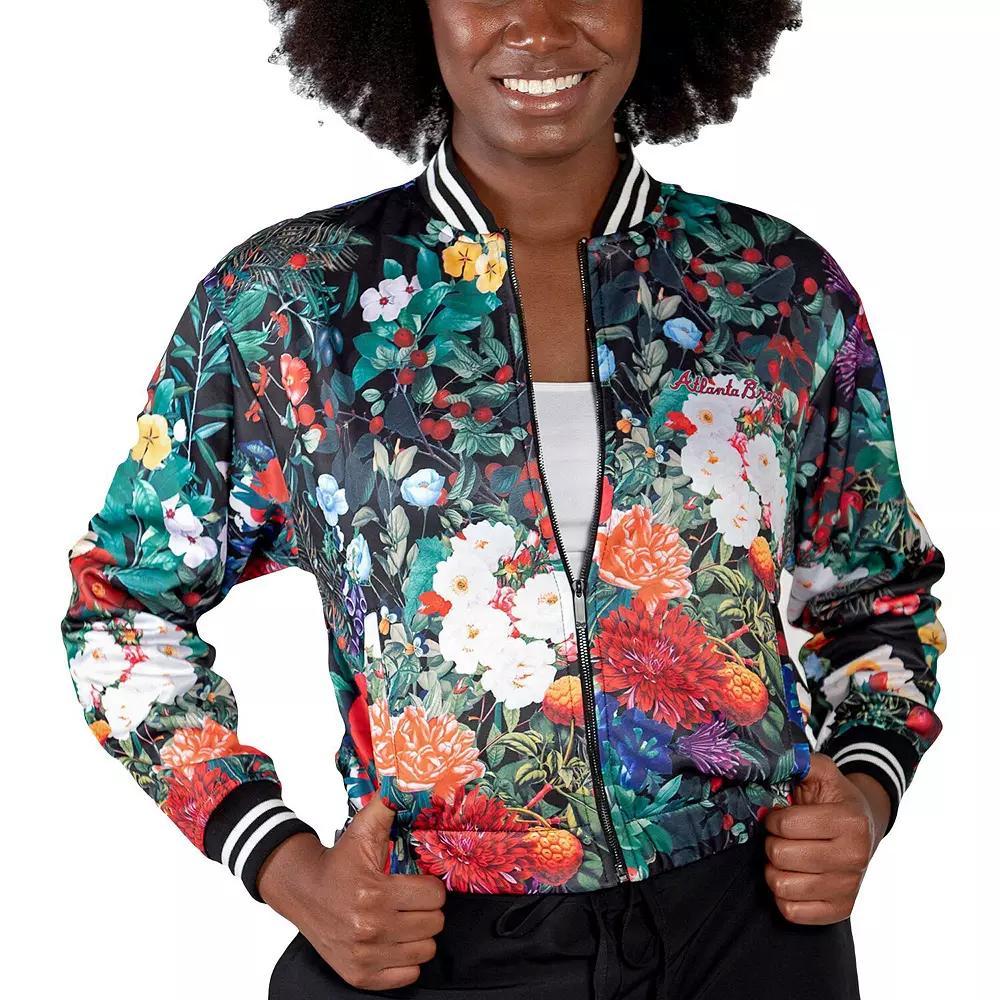 Women's Lusso Black Atlanta Braves Marissa Full-Zip Jacket, Size: Small Product Image