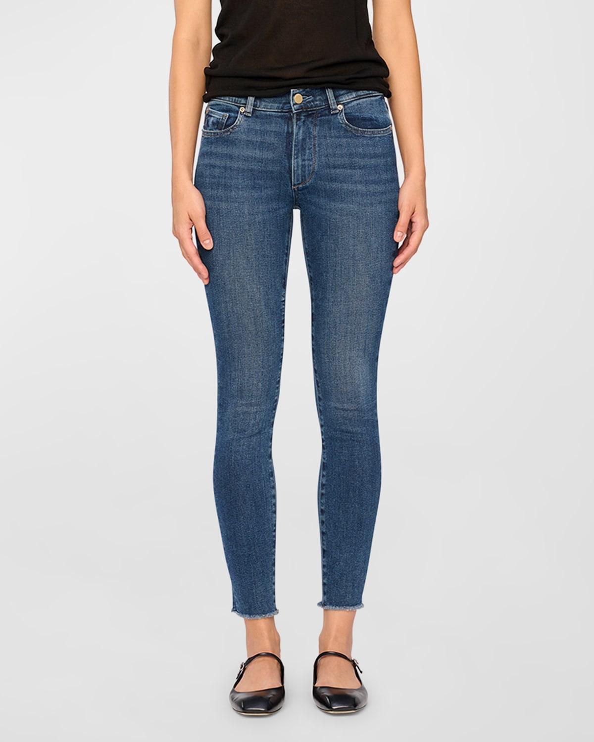 Womens Florence Skinny Mid Rise Instasculpt Ankle Jeans Product Image