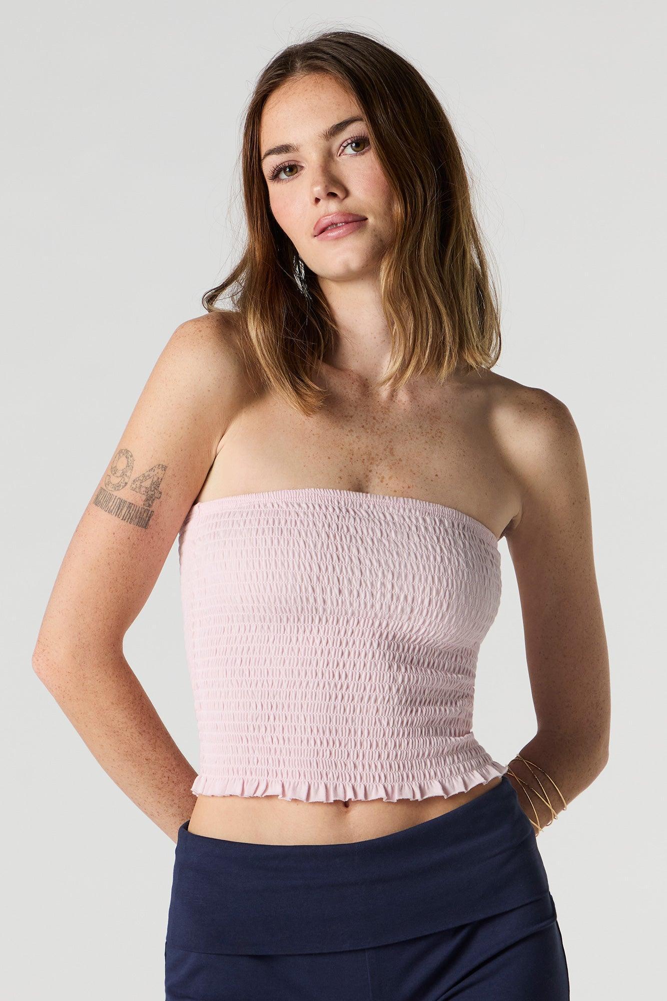 Smocked Tube Top Female Product Image