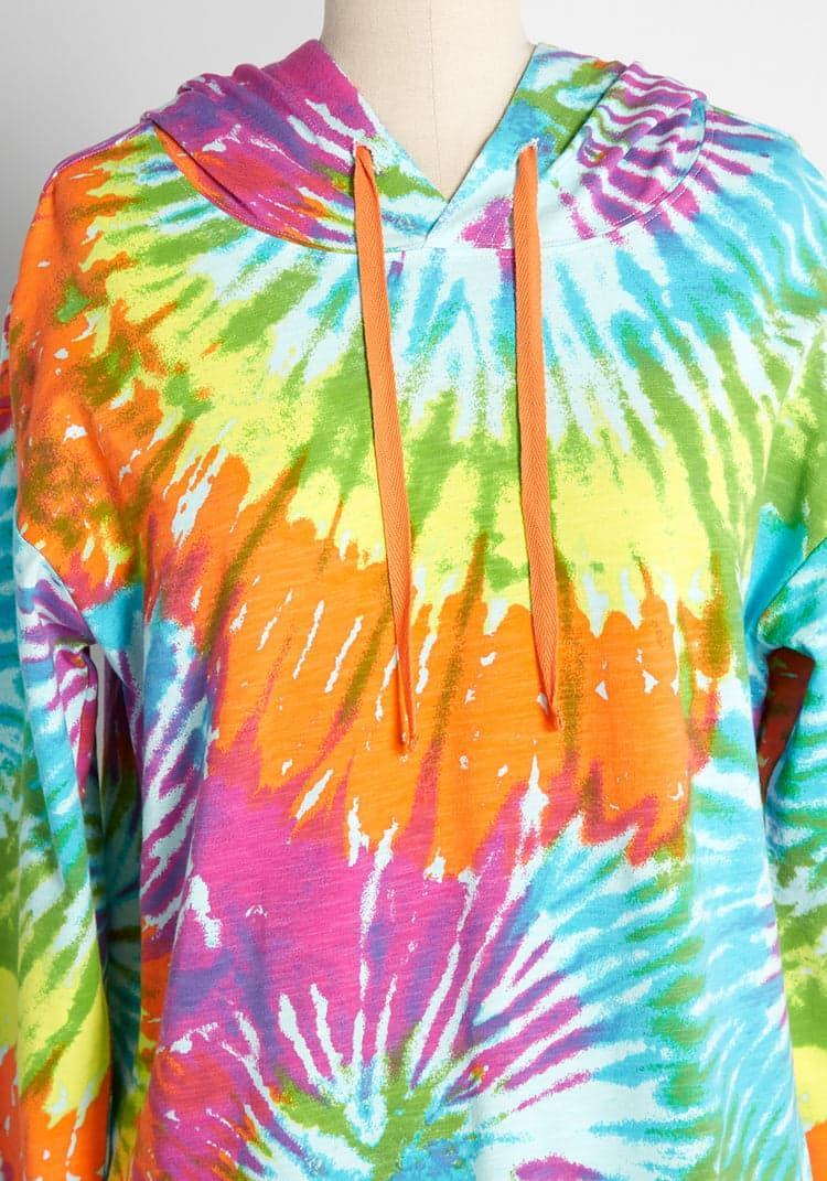 Day Tripping In Tie-Dye Hoodie Product Image