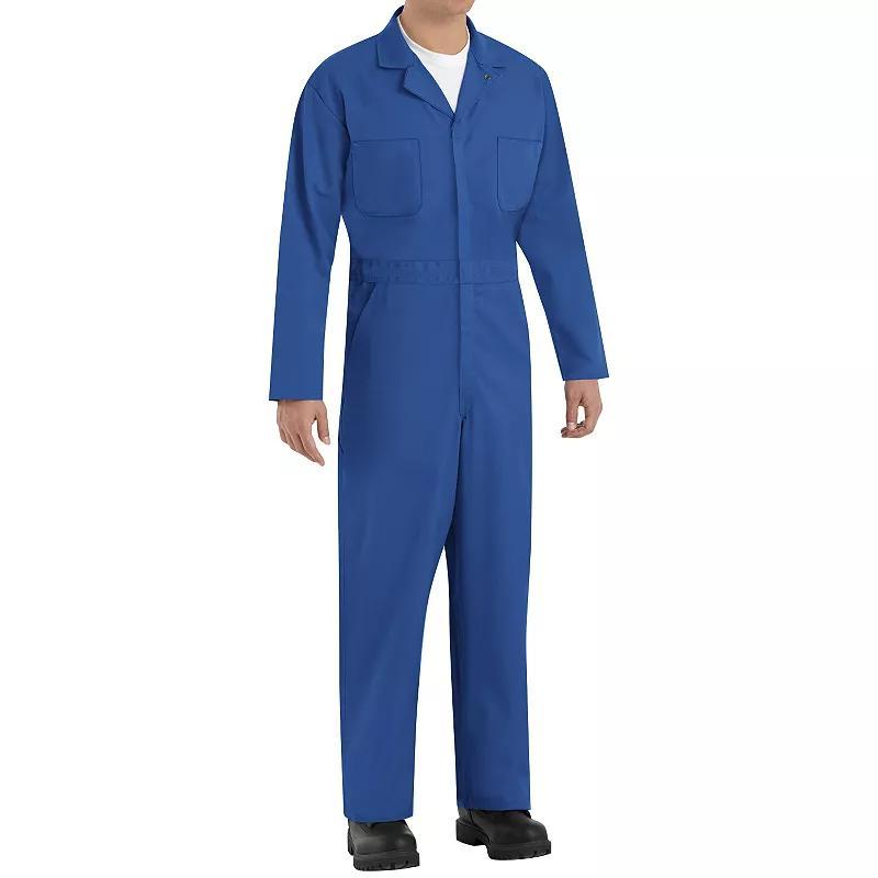 Men's Red Kap Classic-Fit Twill Action Back Coverall, Size: 40, Black Product Image