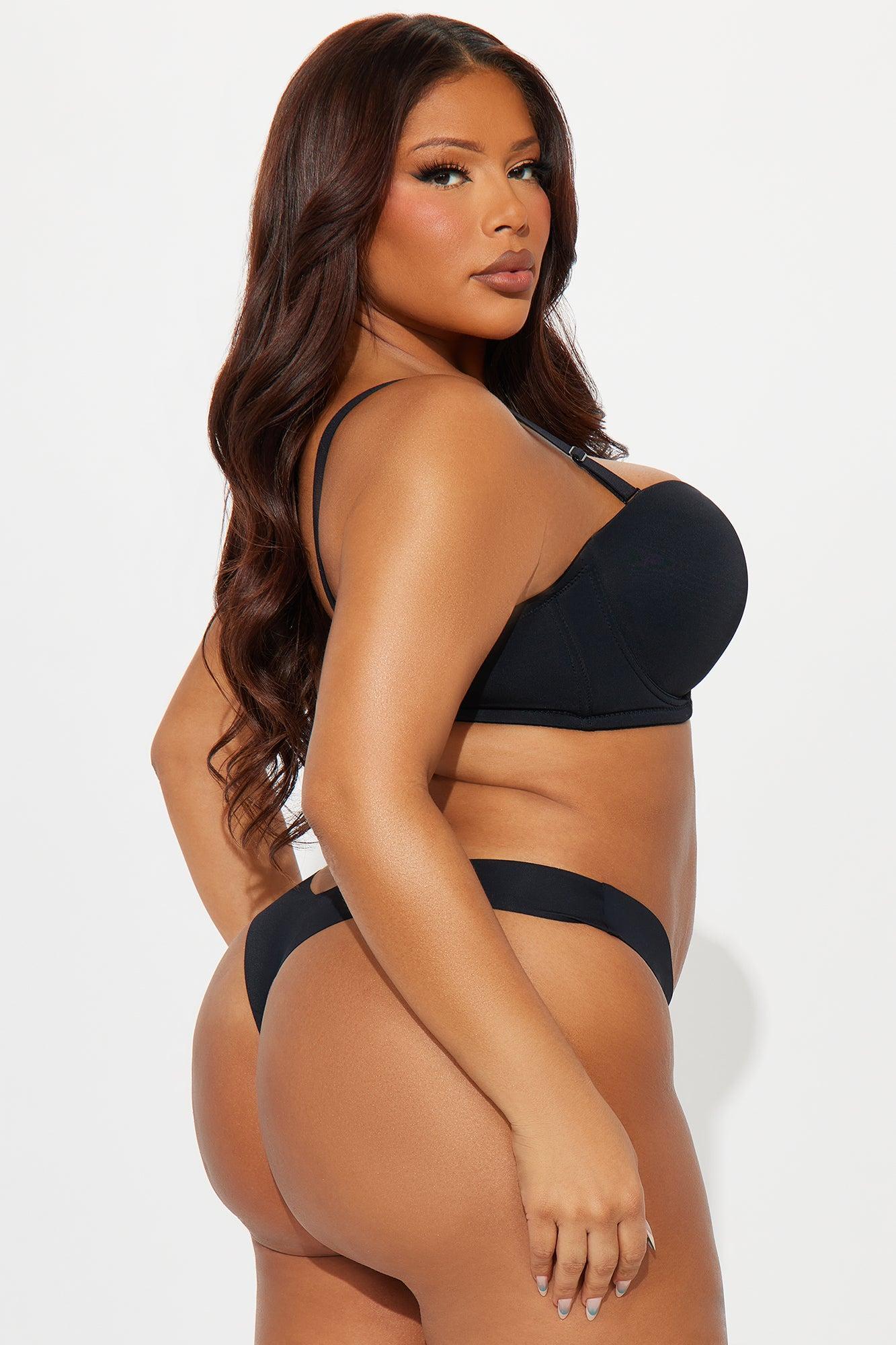 Just The Two Of Us Multiway Push Up Bra - Black Product Image