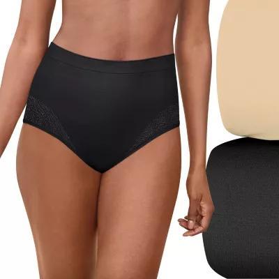 Bali Comfort Revolution 2-Pack Firm Control Brief Panty Set 0048, Women's, Size: XL, Light Beige Pack Product Image