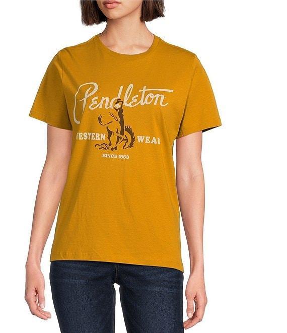 Pendleton Cowgirl Graphic Crew Neck Short Sleeve Tee Product Image