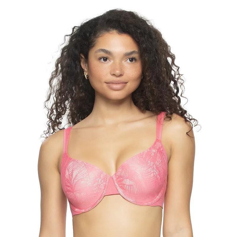 Plus Size Paramour by Felina Jessamine Contour Side Smooth Bra 135083, Women's, Size: 42 Dd, Wild Aster Product Image