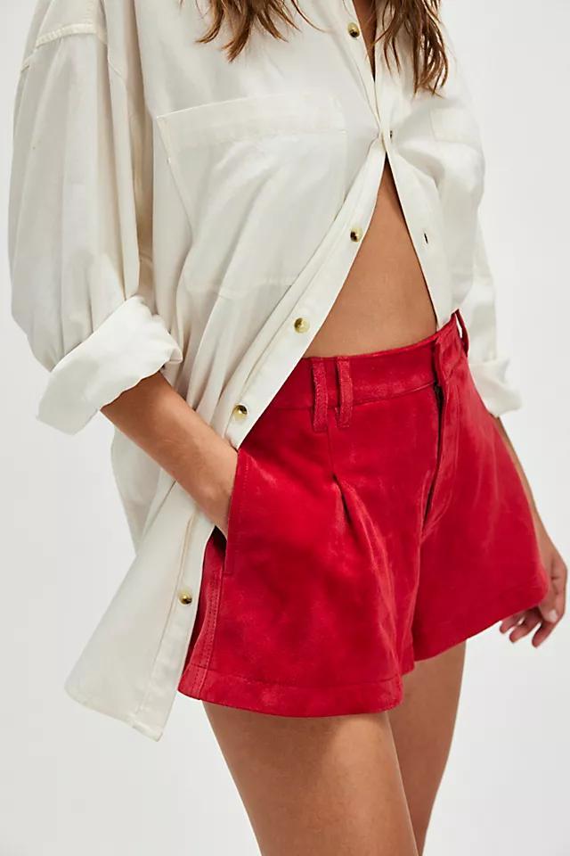 Free Reign Suede Shorts Product Image