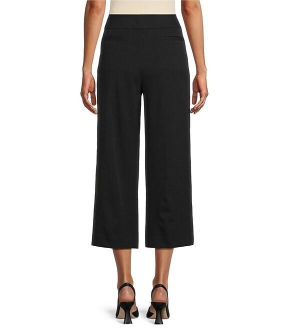 Investments Black Park Ave Pull-On Wide Leg Crop Pants Product Image