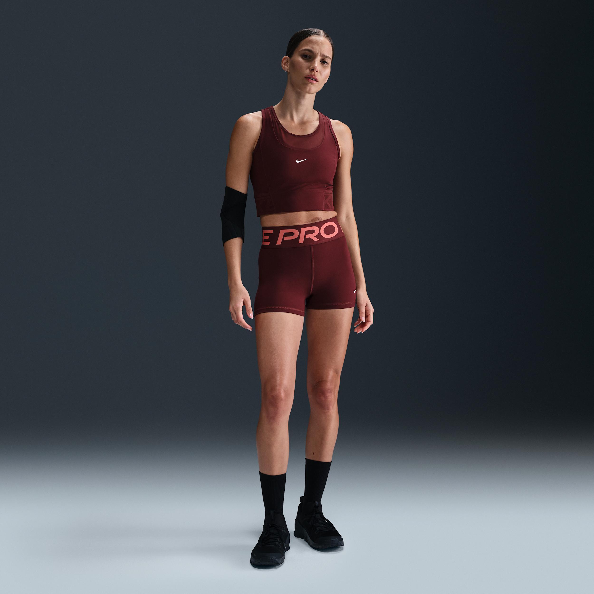 Women's Nike Pro Dri-FIT Cropped Tank Top Product Image